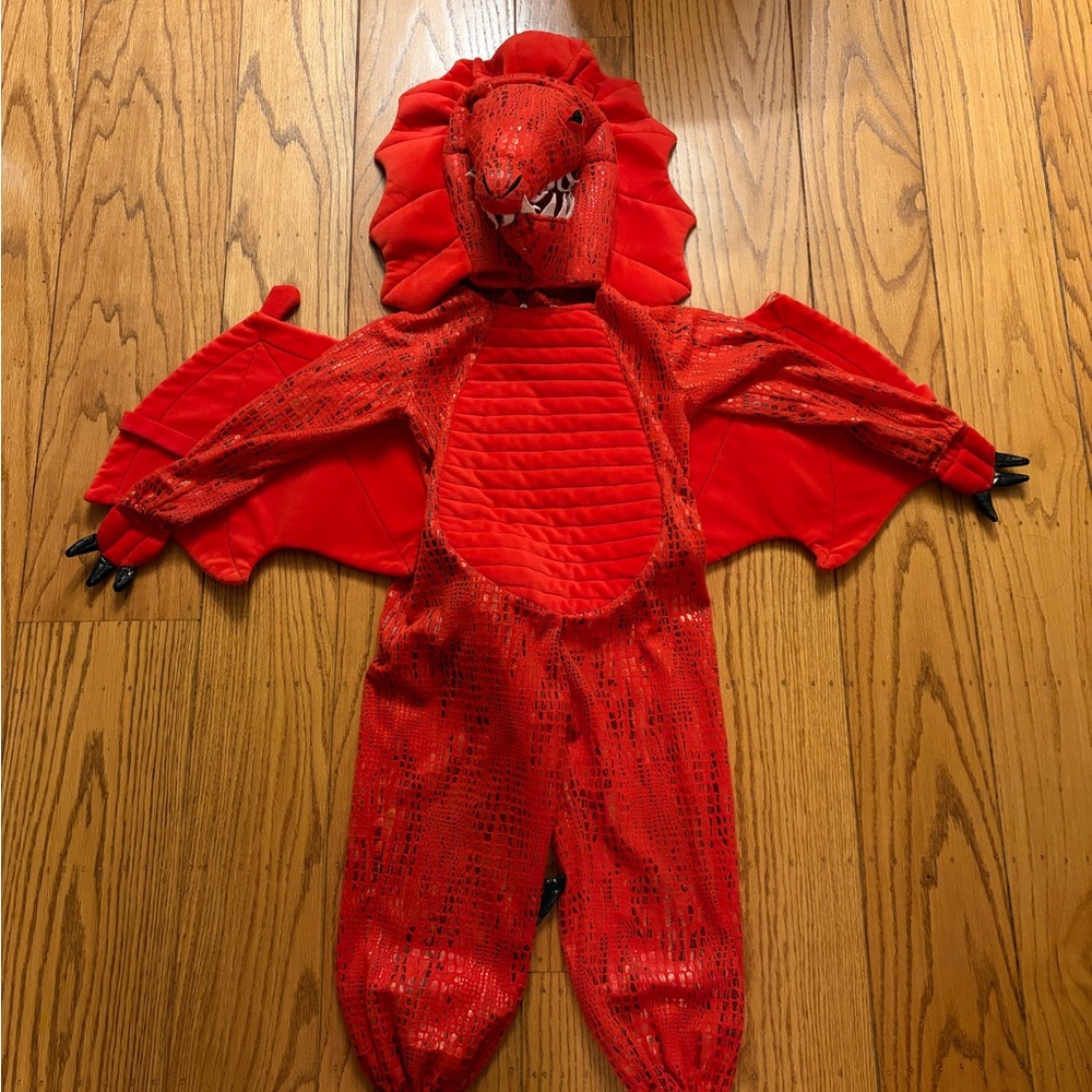 Pottery Barn Kids Red Dragon Costume 4-6